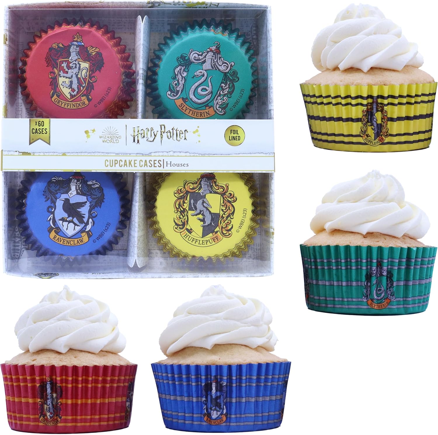 PME Harry Potter Foil-Lined Cupcake Cases Pack of 60