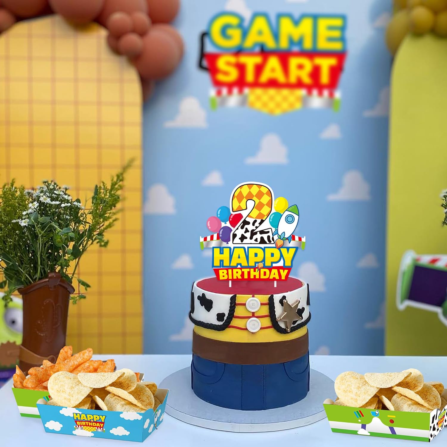 24 Pcs Cartoon Themed Birthday Snack Bowls