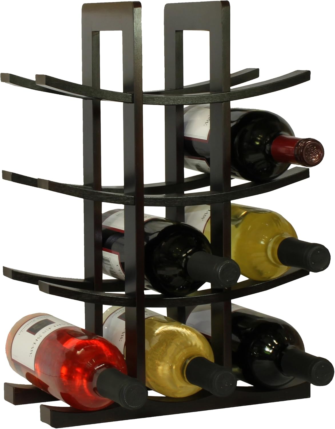 Oceanstar WR1132 12-Bottle Bamboo Wine Rack