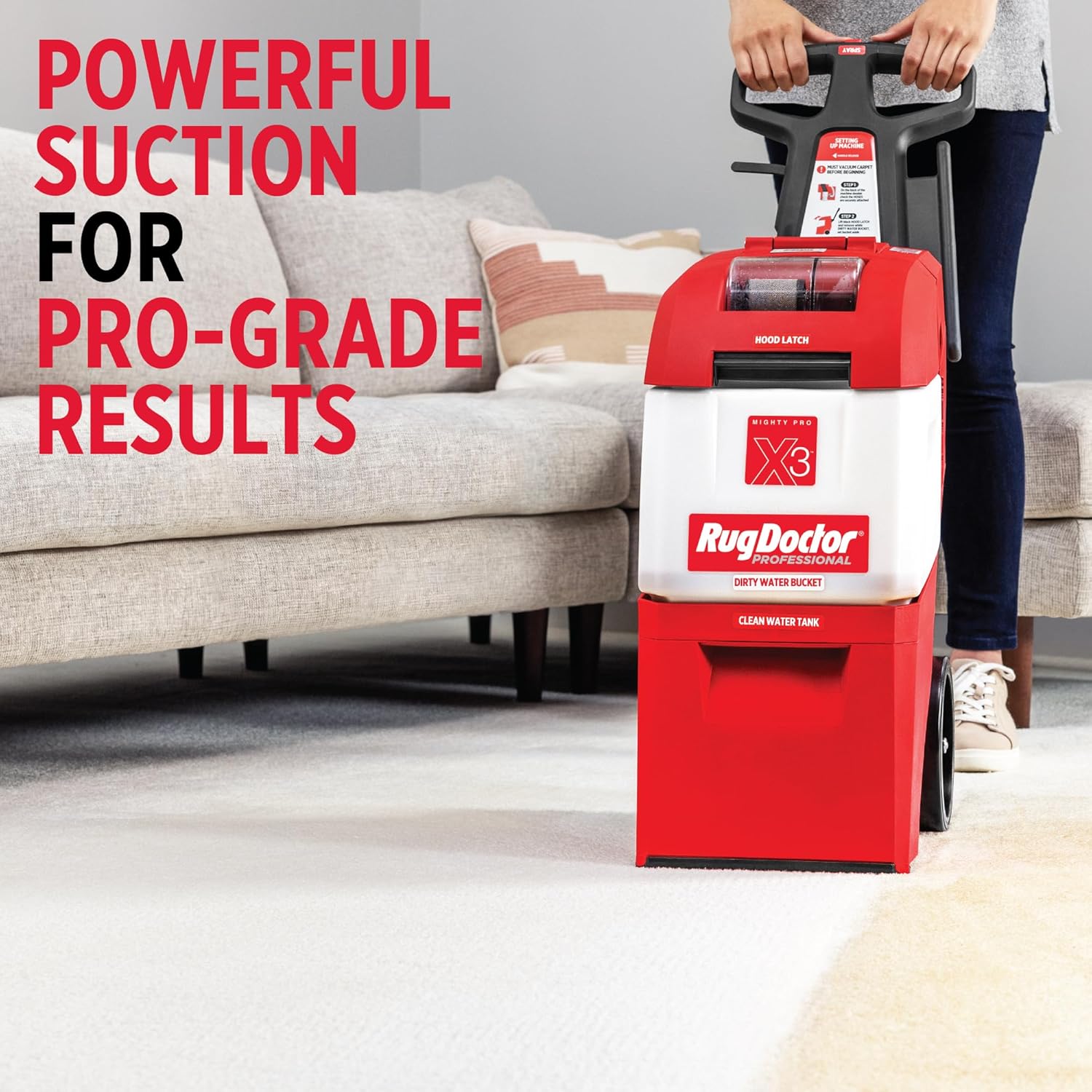 Rug Doctor Mighty Pro X3 Commercial Carpet Cleaner