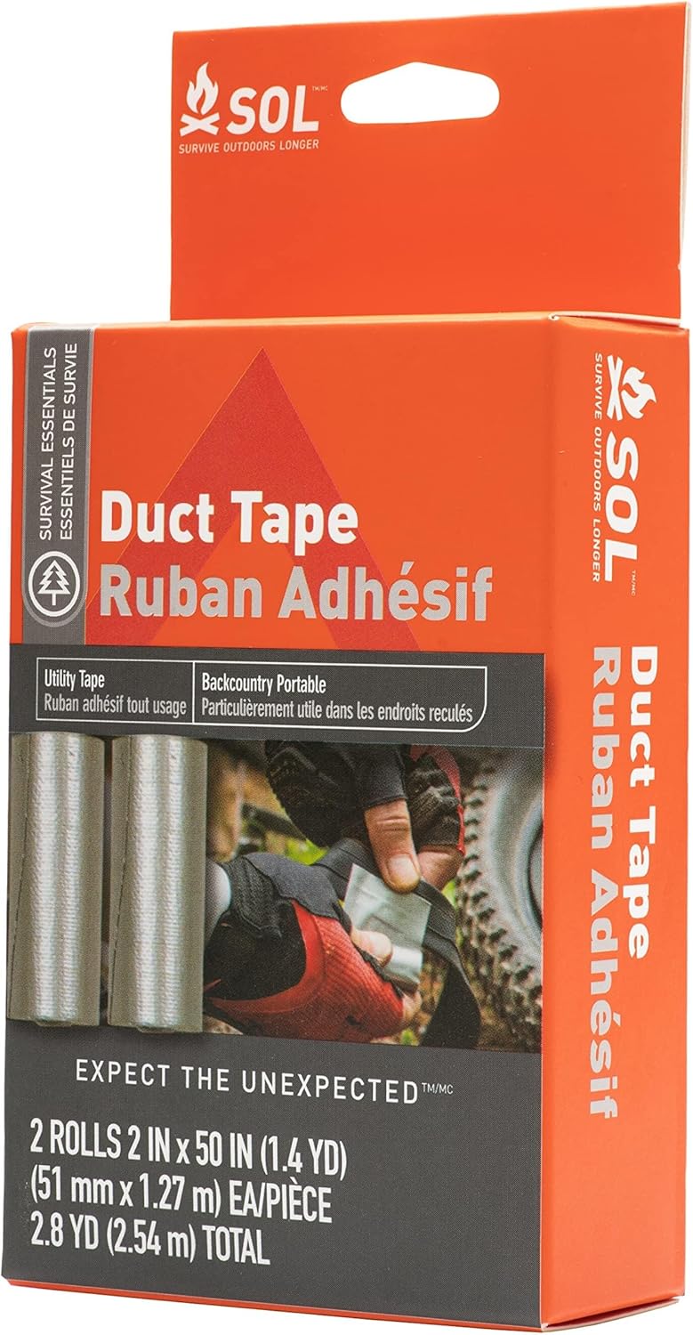 SOL 2 x 50 Inch Duct Tape 2 Count Pack of 4
