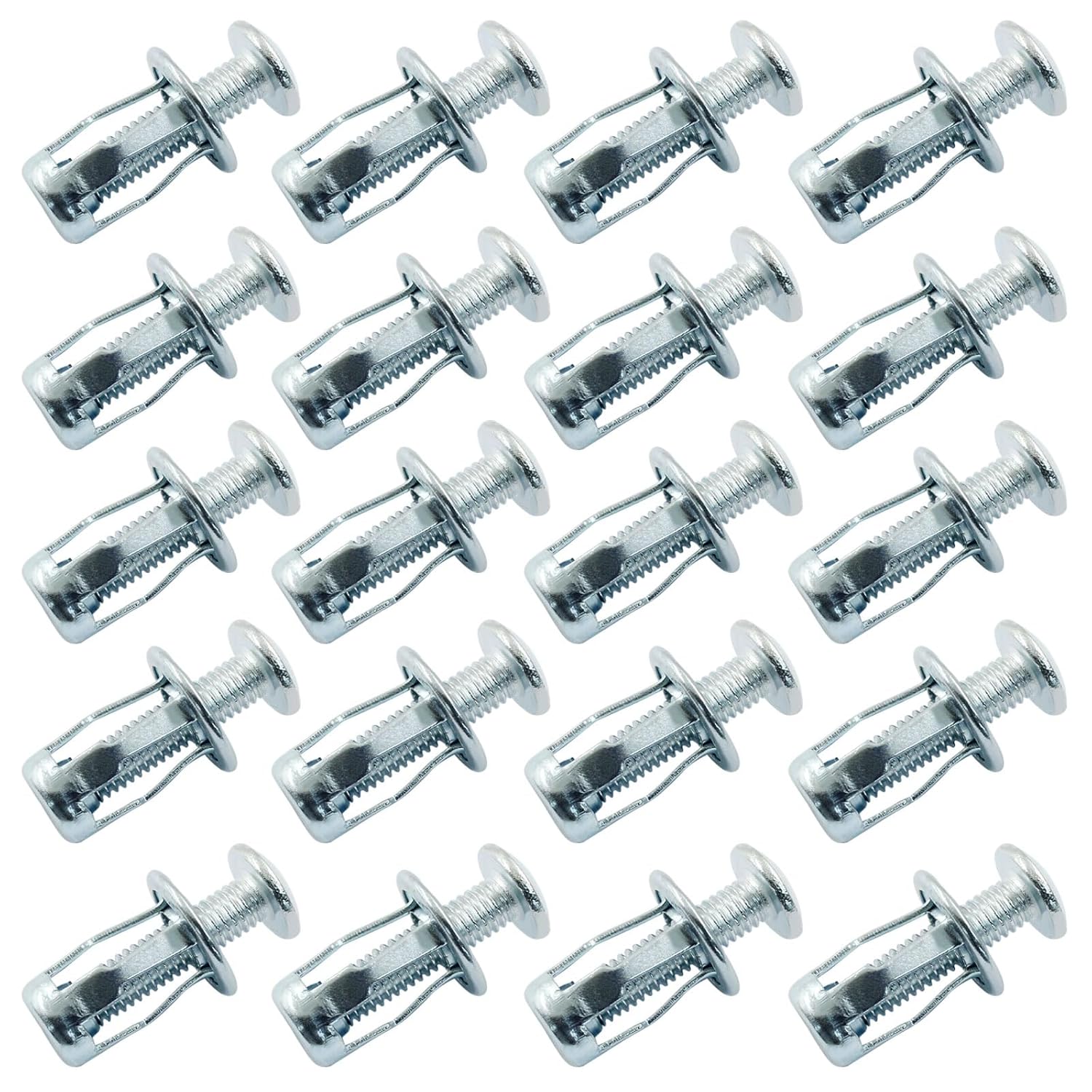 20 Pcs M6 Hollow Wall Anchors for DIY and Heavy Use