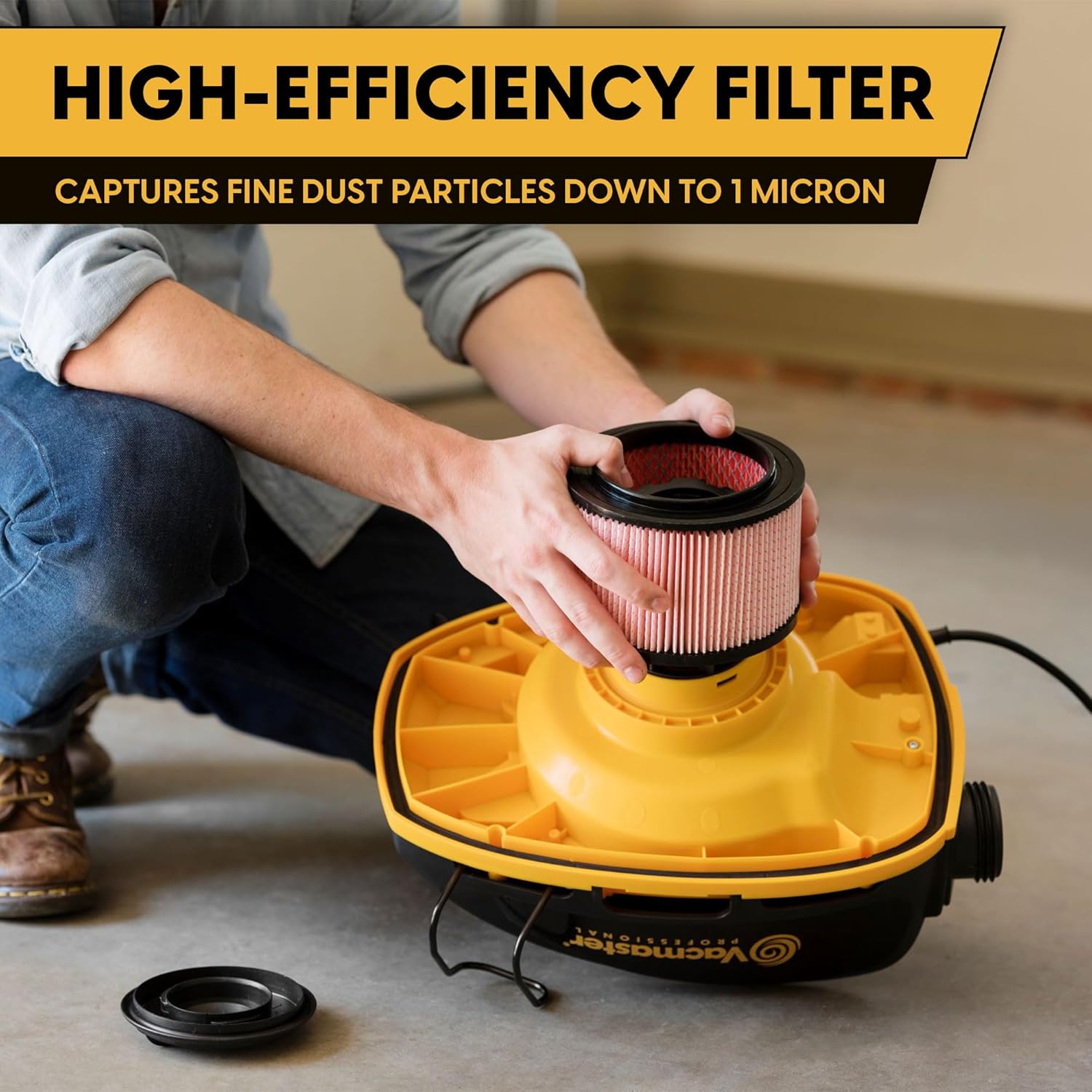 Vacmaster Professional Beast Series 5 Gallon Wet Dry Vacuum