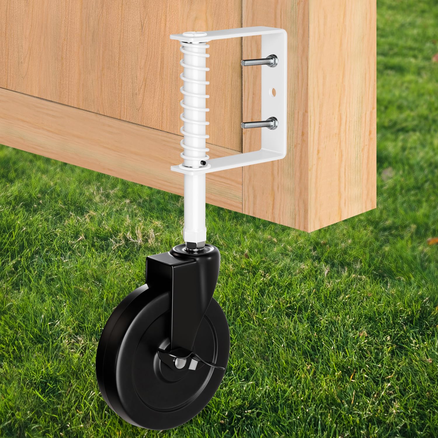 BOODVON 5 Inch Heavy Duty Gate Caster with Side Brake