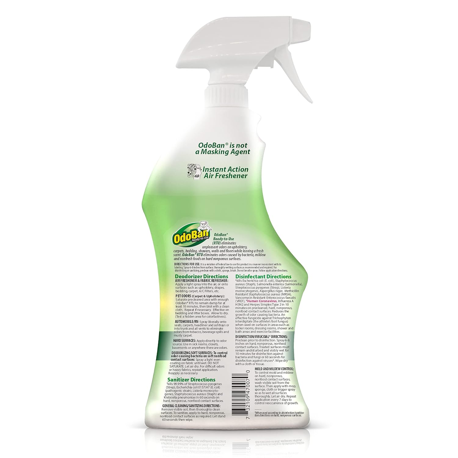 OdoBan Ready-to-Use Disinfectant and Odor Eliminator Set of 2