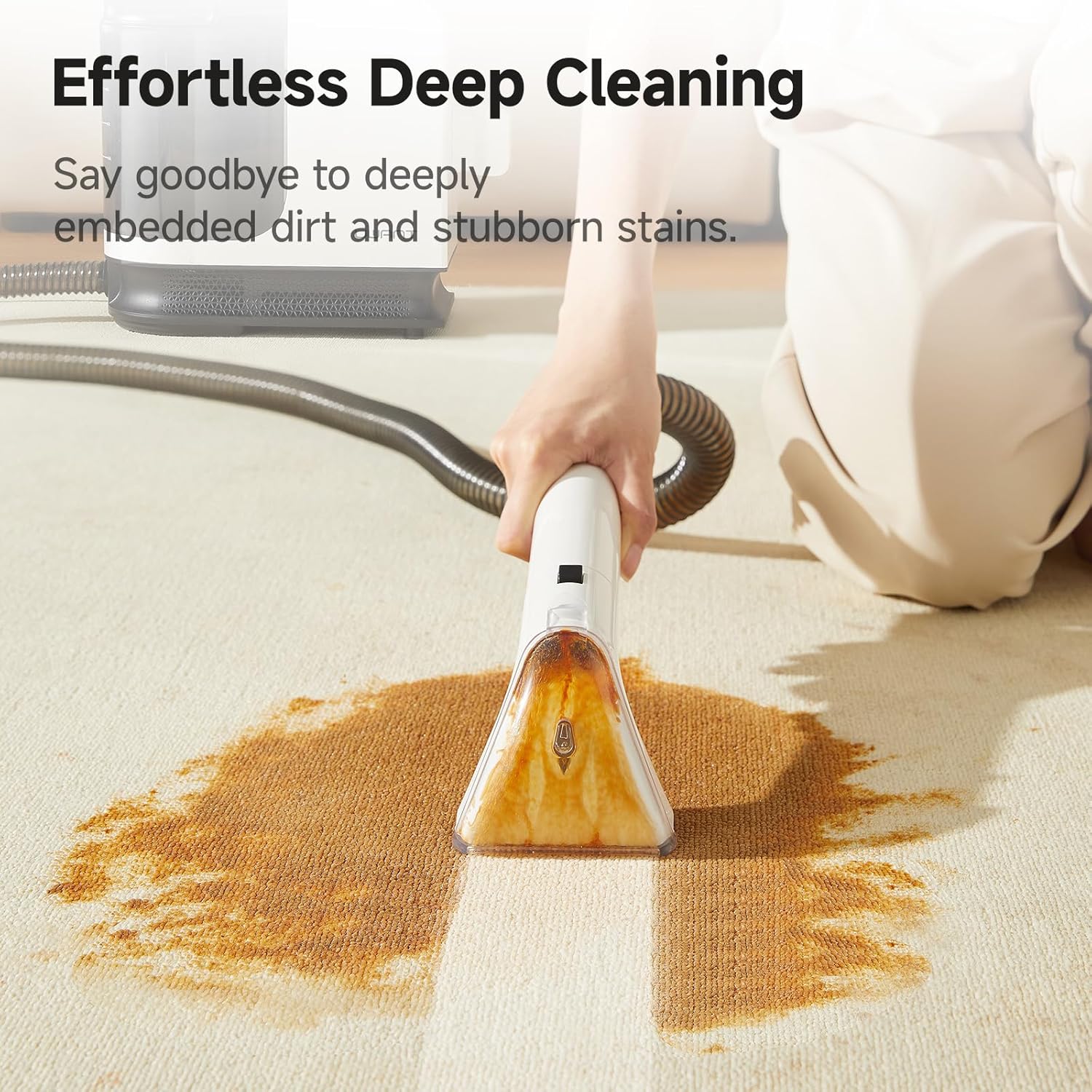 Uwant Portable Carpet Cleaner with 18Kpa Suction