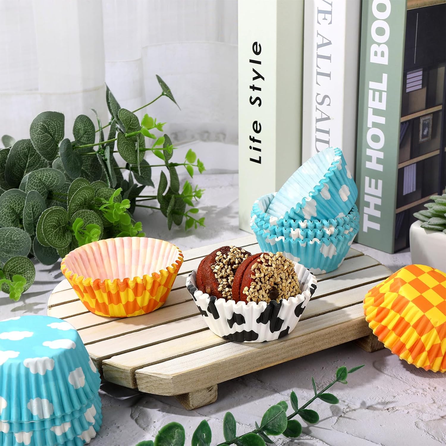 600Pcs Toy Inspire Game Themed Cupcake Liners