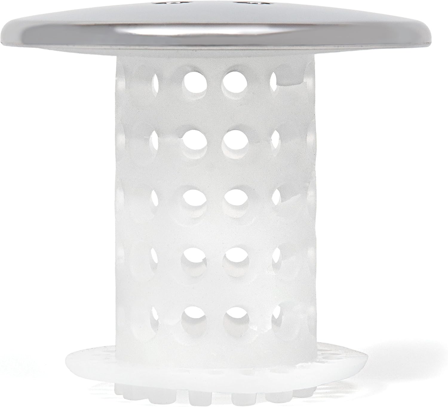 TubShroom Drain Protector - 2 Pack Chrome 15 - 175 Fit