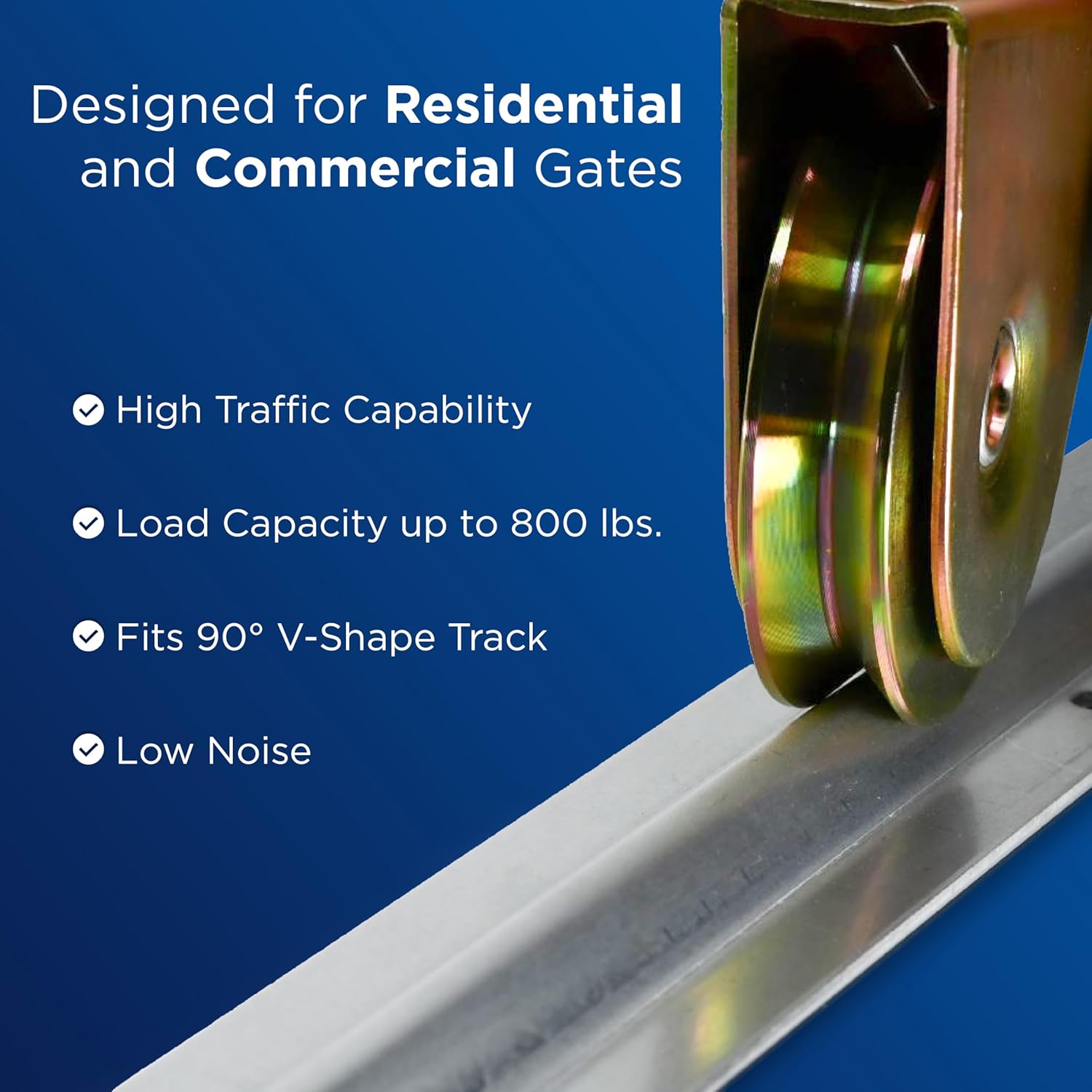 ALEKO 35 Inch V-Groove Gate Wheel