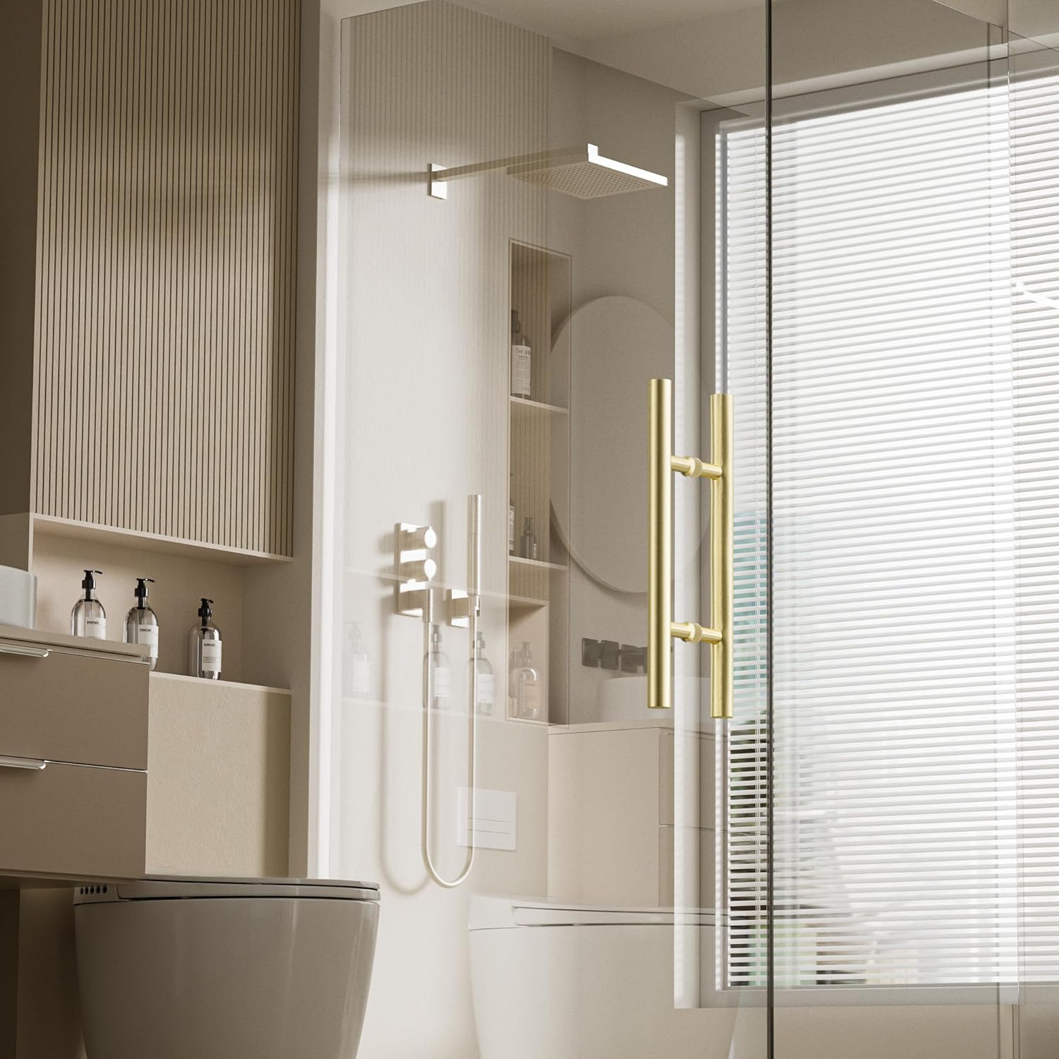 Alise 16 Inch Gold Shower Door Handle LS7040Y-G
