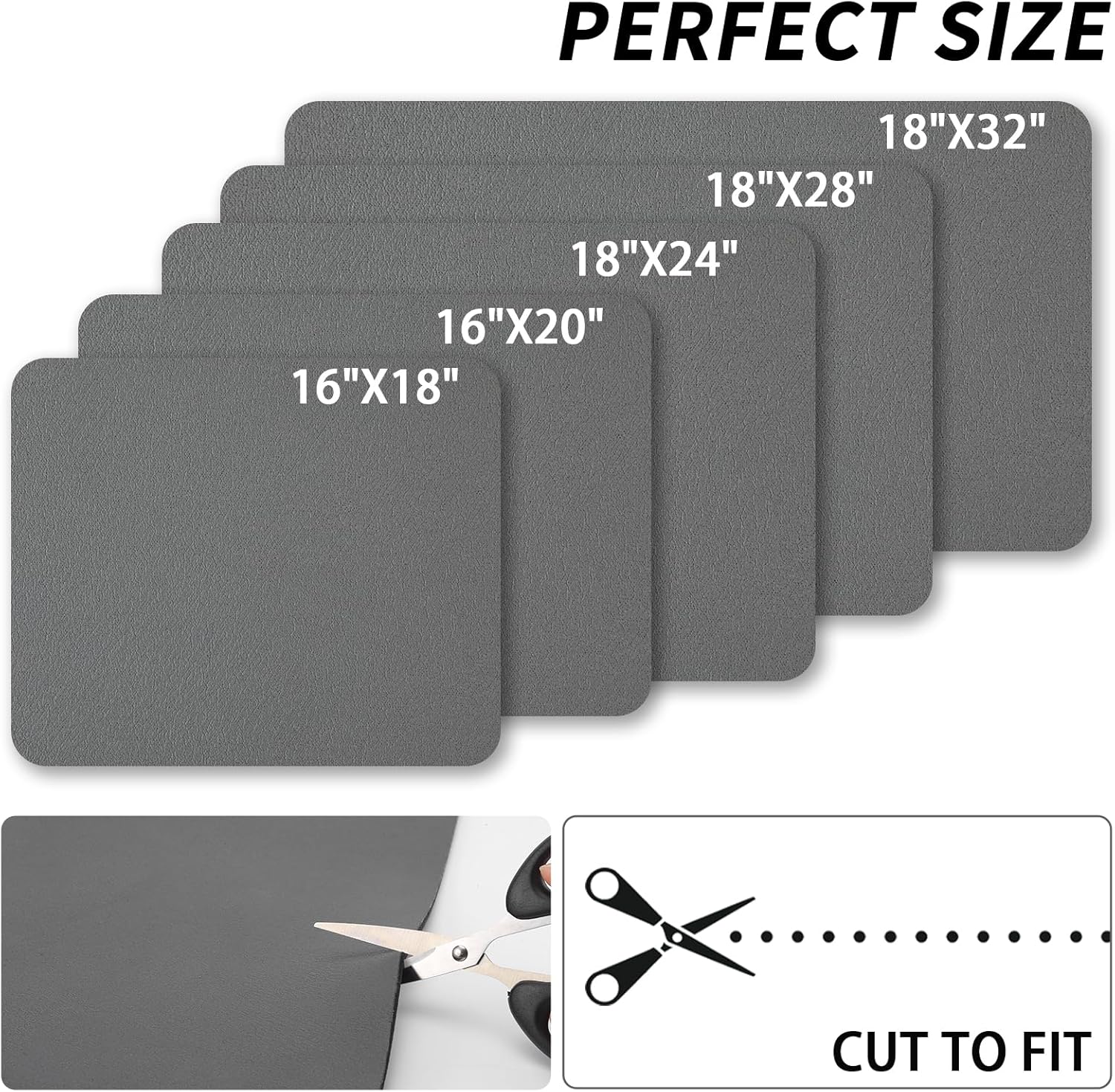 HotLive Dish Drying Mat - 16x18 Non-Slip Heat Resistant Easy to Clean