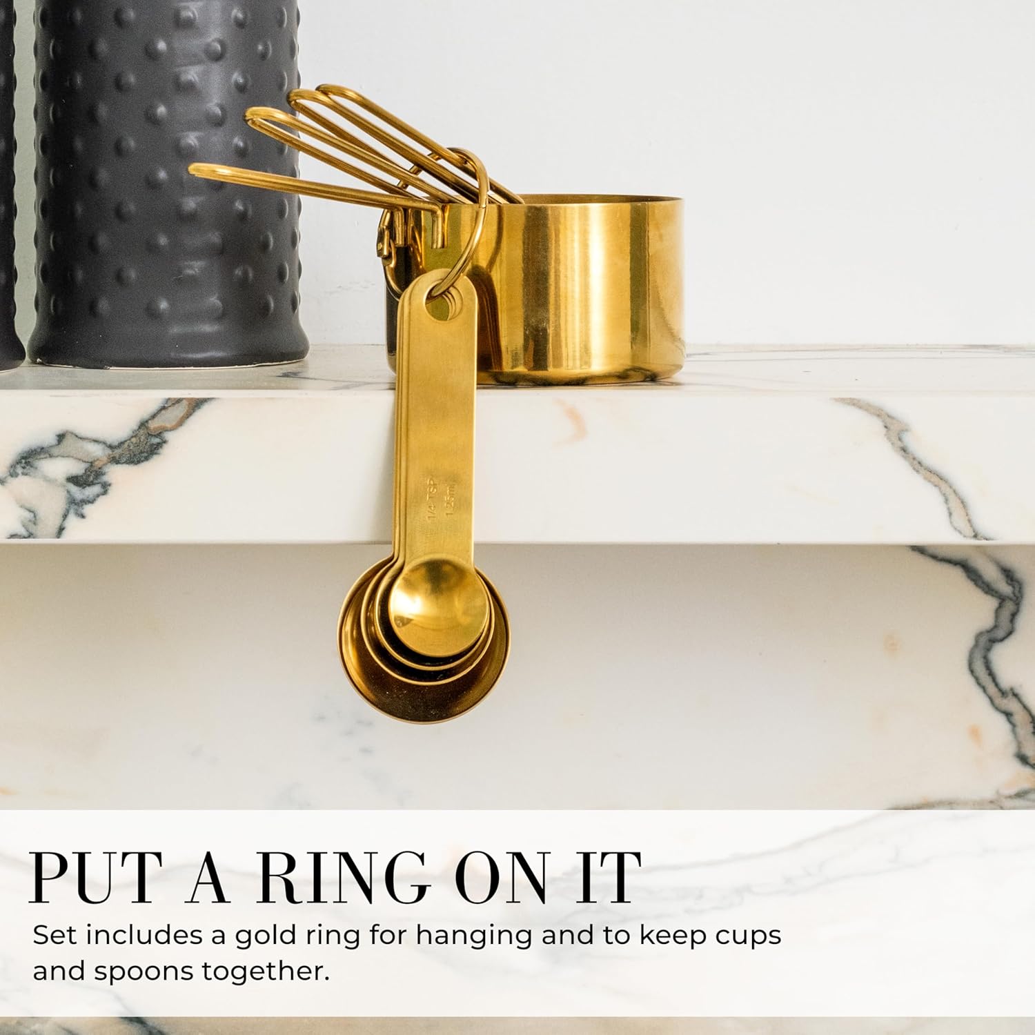 Styled Settings 24-Piece Gold Kitchen Bundle 1
