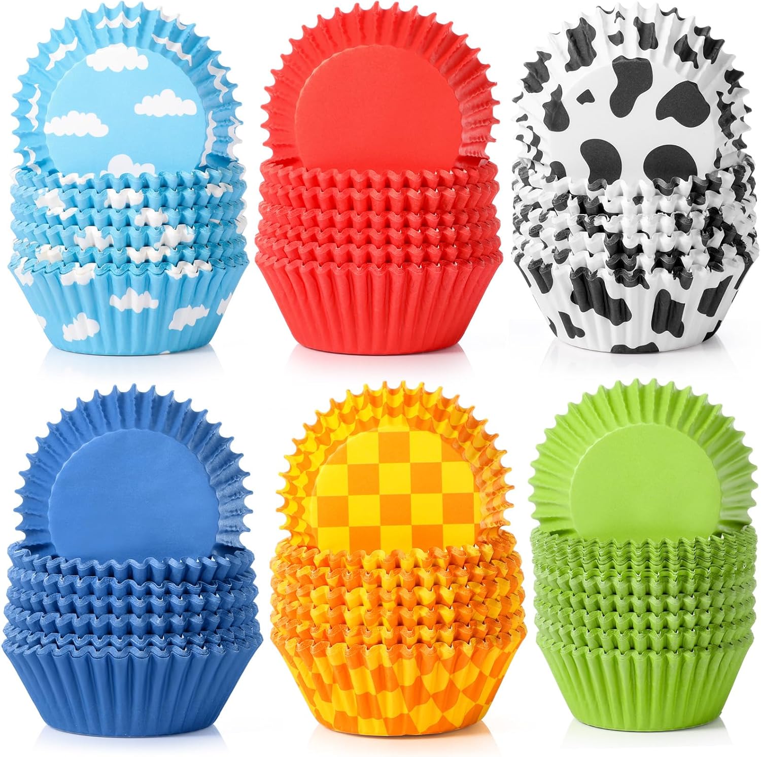 Vesici 900 Count Cartoon Game Cupcake Liners
