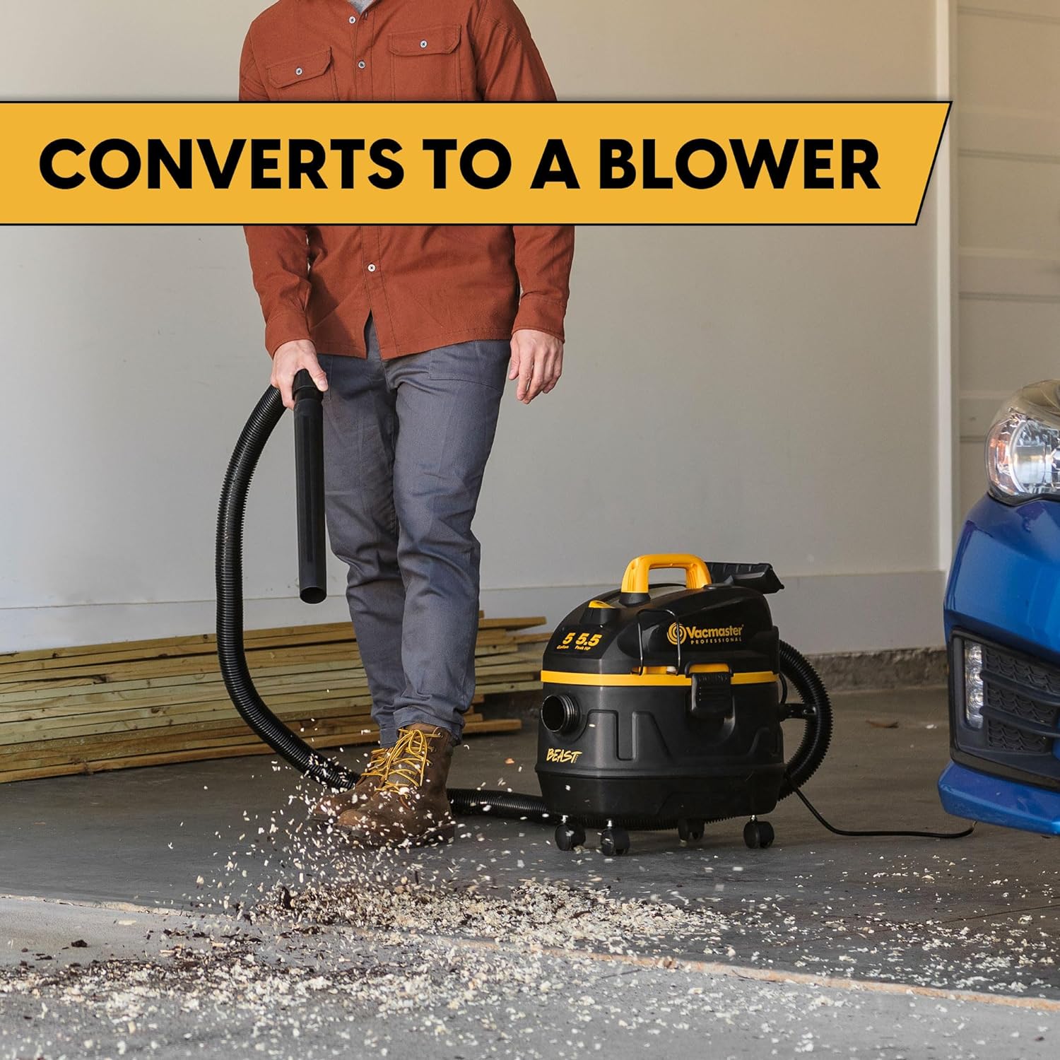 Vacmaster Professional Beast Series 5 Gallon Wet Dry Vacuum