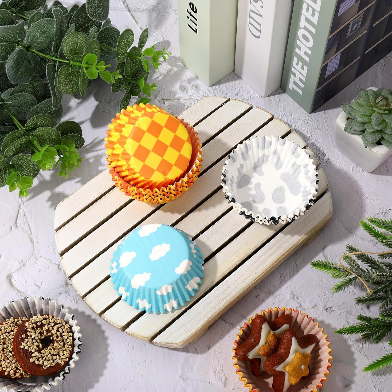 600Pcs Toy Inspire Game Themed Cupcake Liners