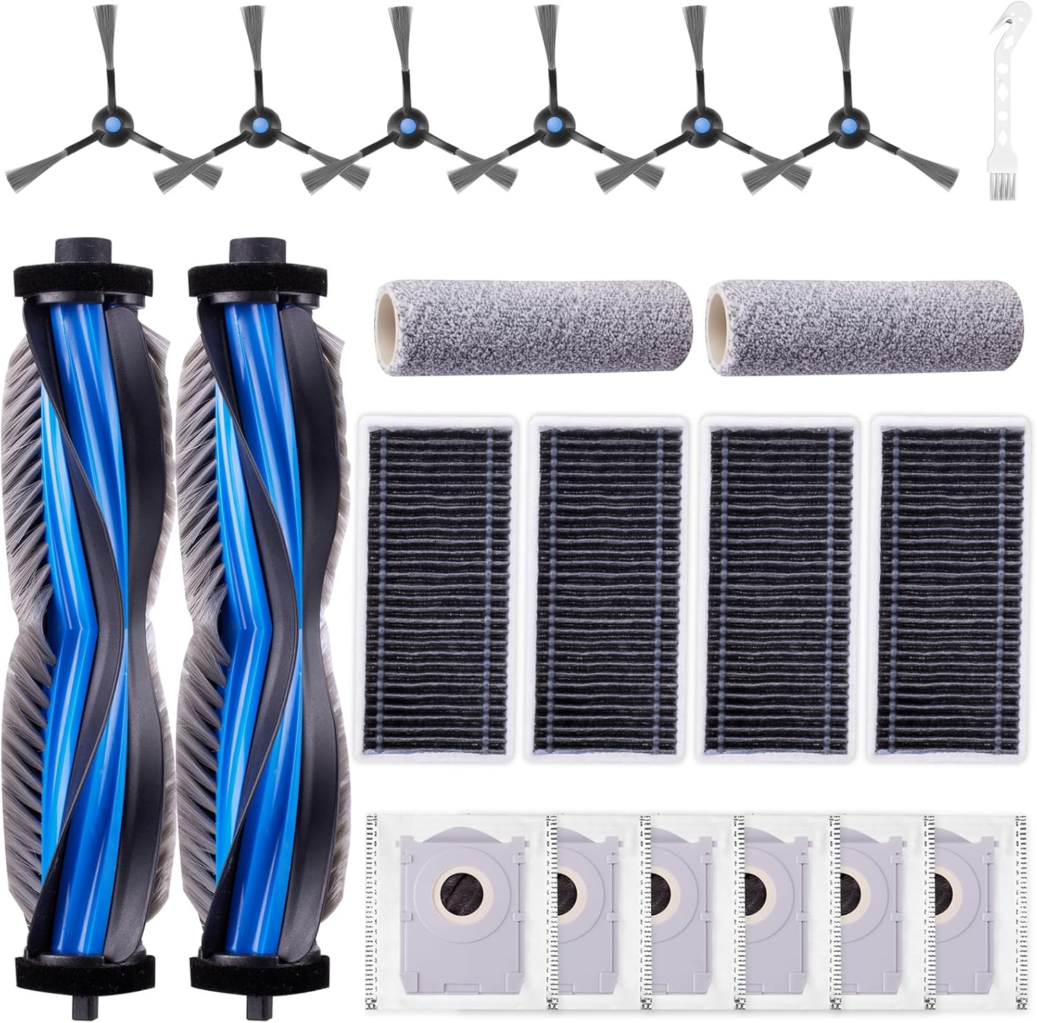 21-Pack Accessories Kit for ECOVACS X8 PRO OMNI Robot Vacuum