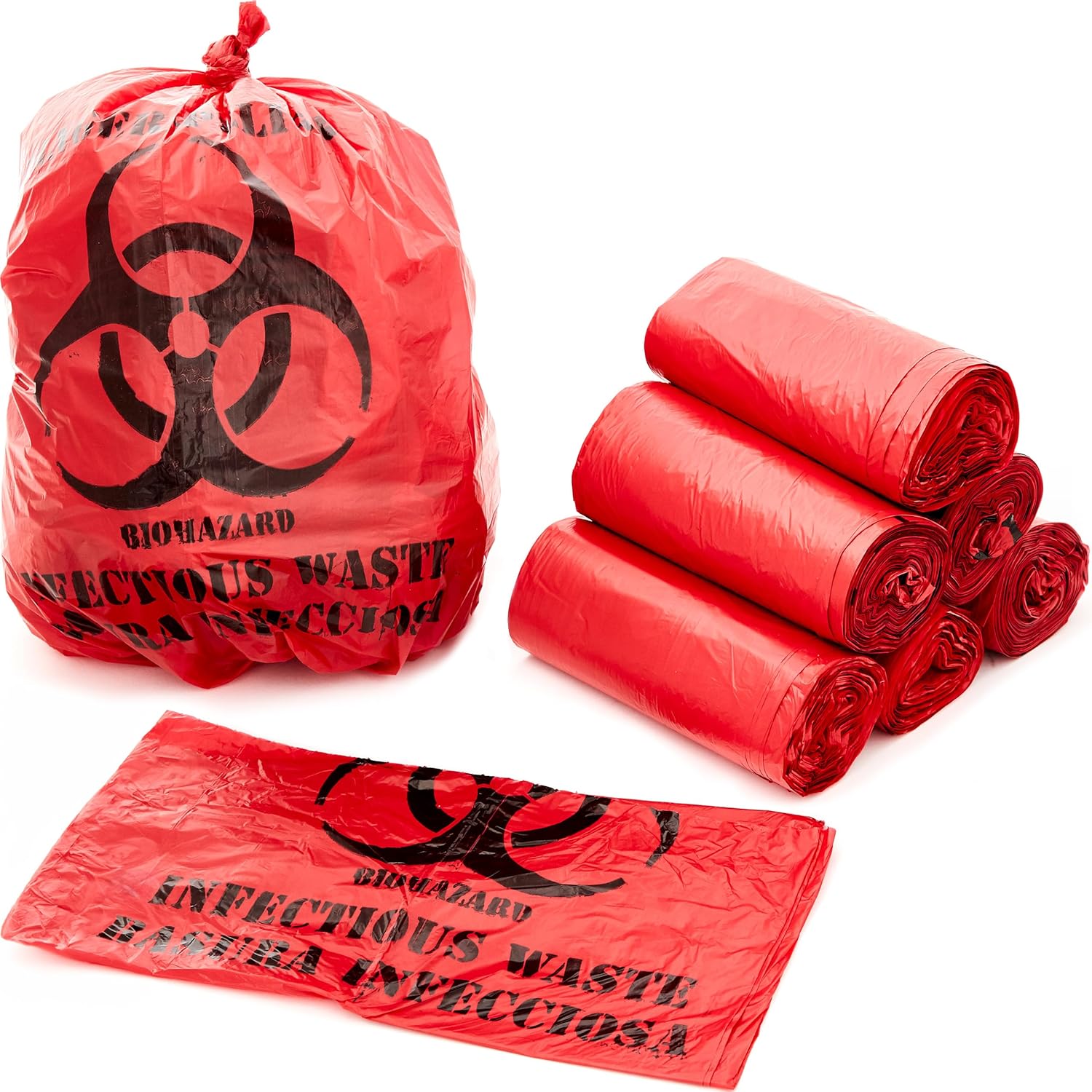 Mop Mob 150 Pk 10 Gallon Biohazard Waste Bags
