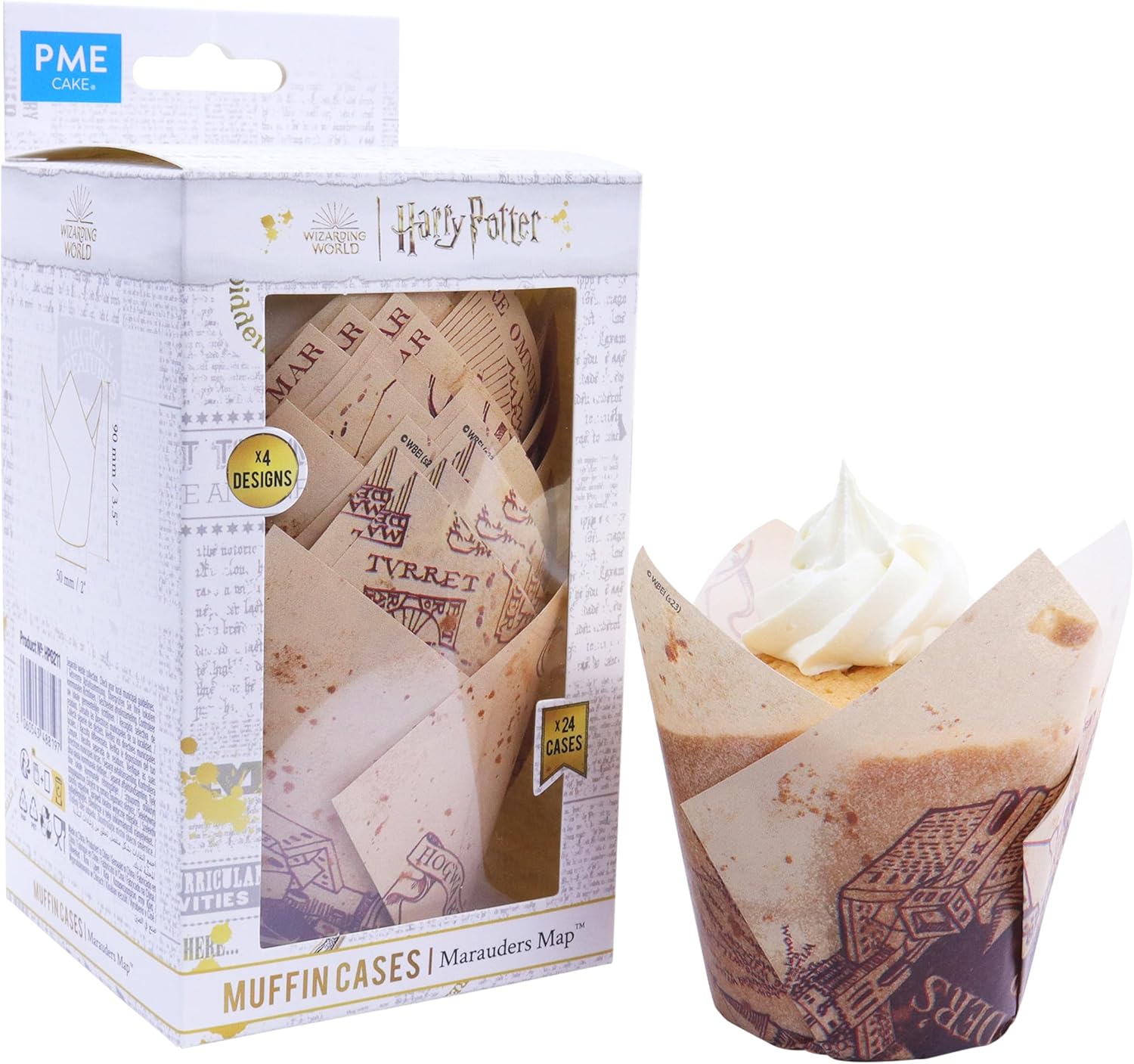 PME Harry Potter Marauders Map Muffin Cases Pack of 24