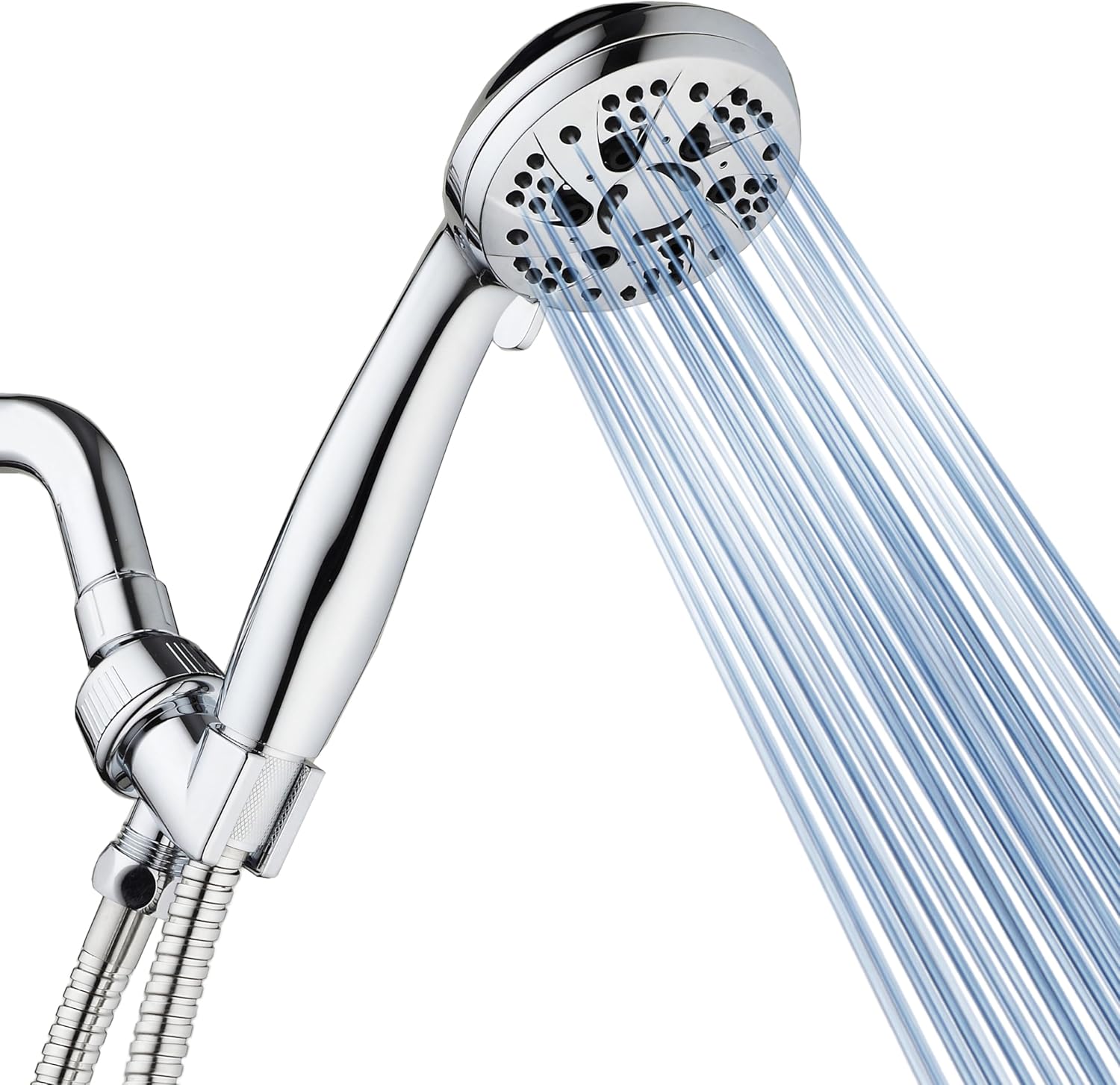 AquaDance High Pressure Handheld Shower with 6 Settings and 5ft Hose