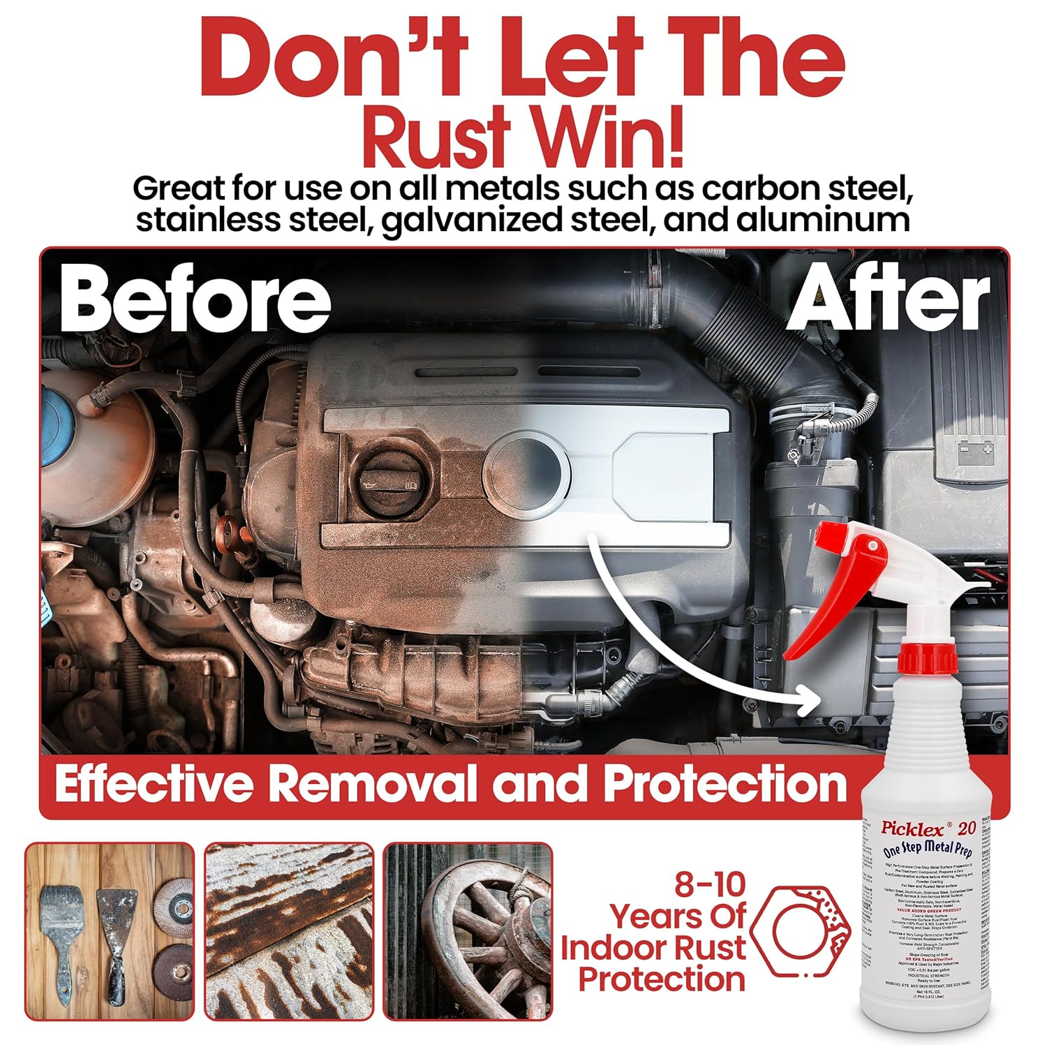 Picklex 20 Combined Rust Remover Protection