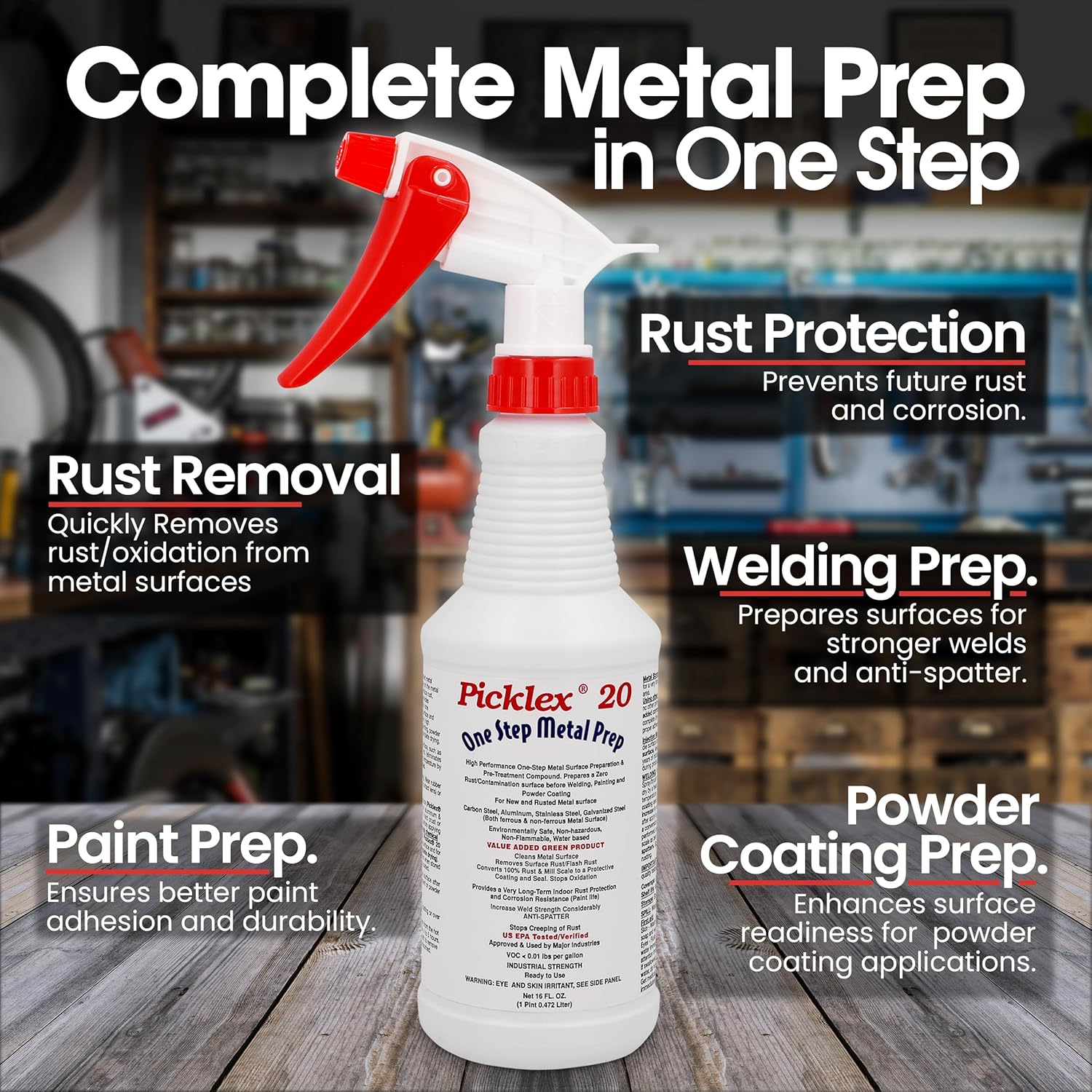 Picklex 20 Combined Rust Remover Protection